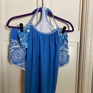 Lululemon tank and shorts. Size 6.